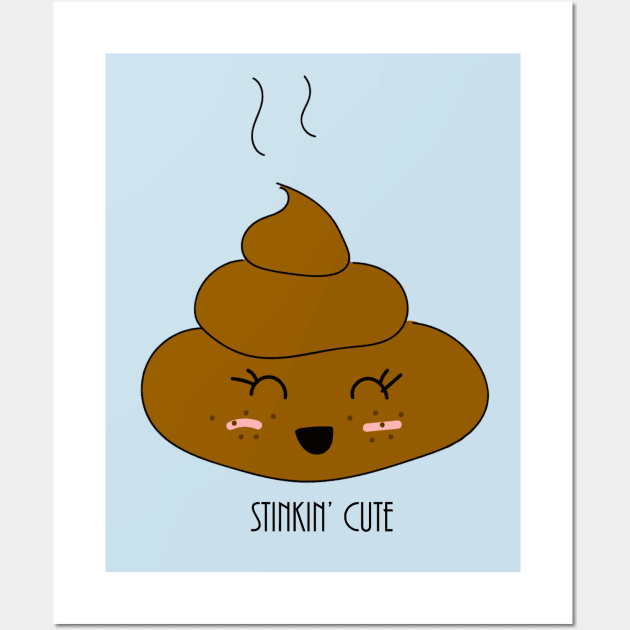 Stinkin' cute Wall Art by deadlydelicatedesigns